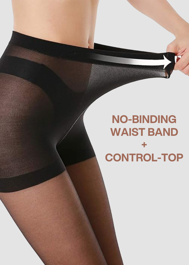 40D Run-Resistant Sheer Tights