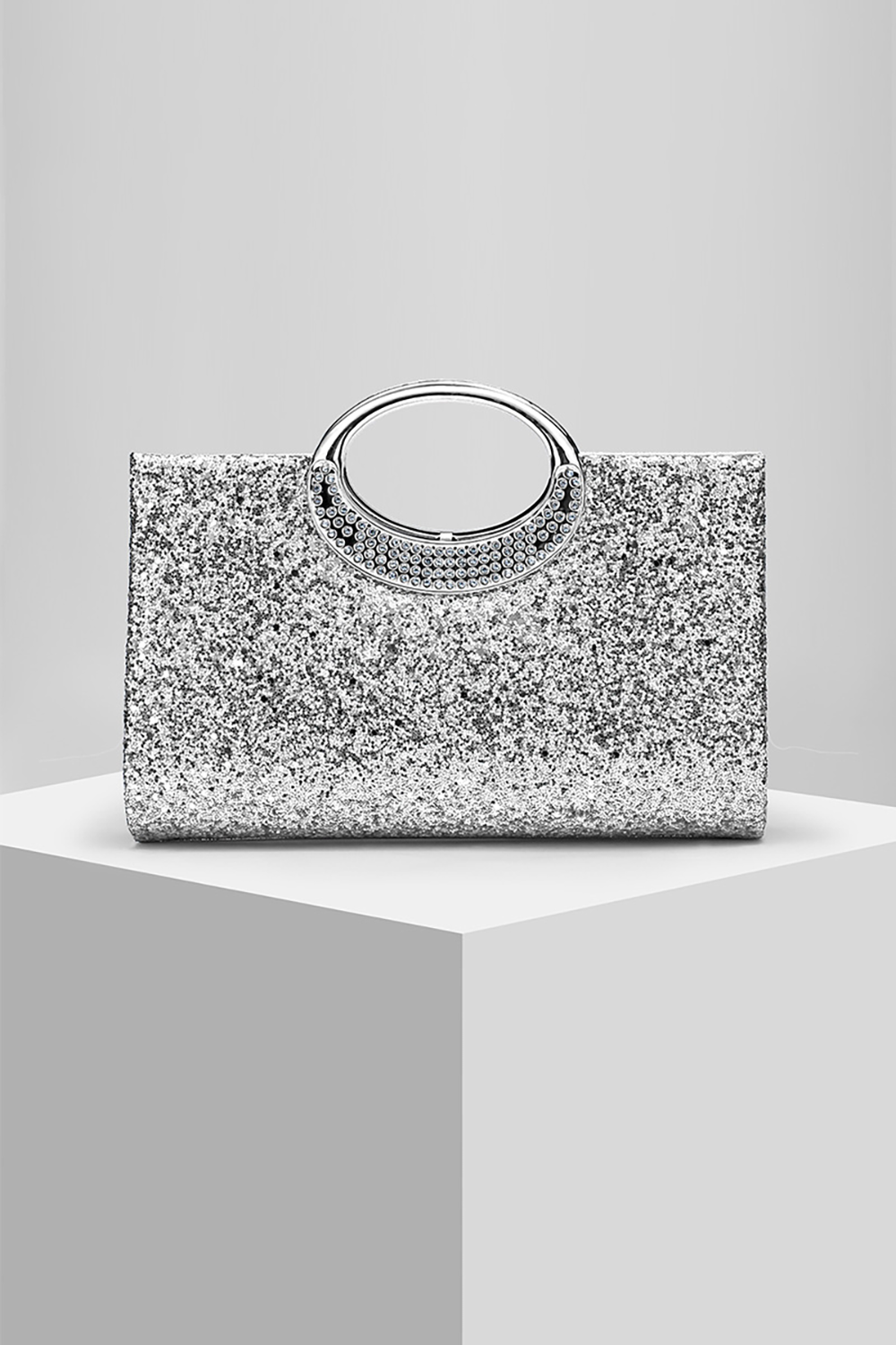Rhinestoned Sparkling Sequins Party Handbag Chain Shoulder Bag