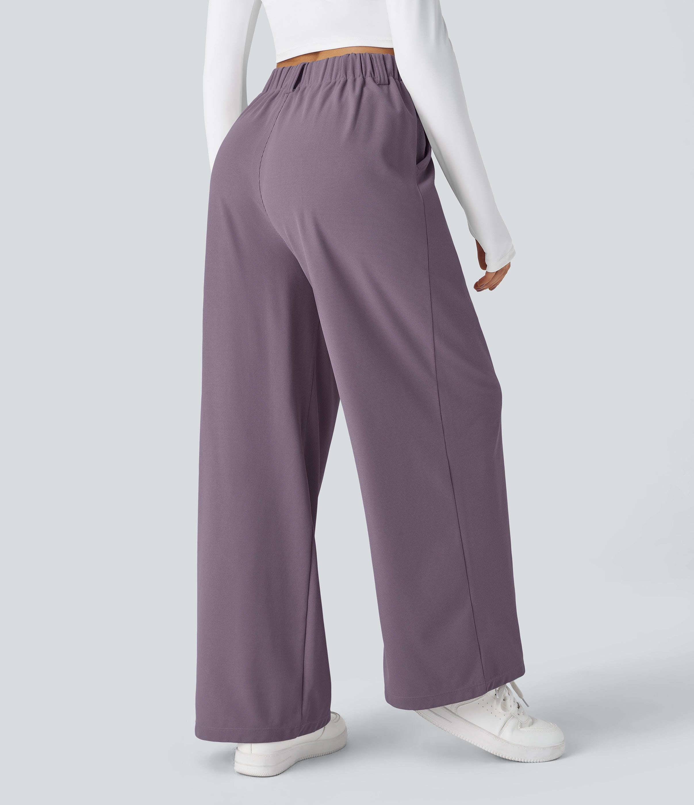 2026🔥 FlexTM High Waisted Pocket Straight Leg Work Pants