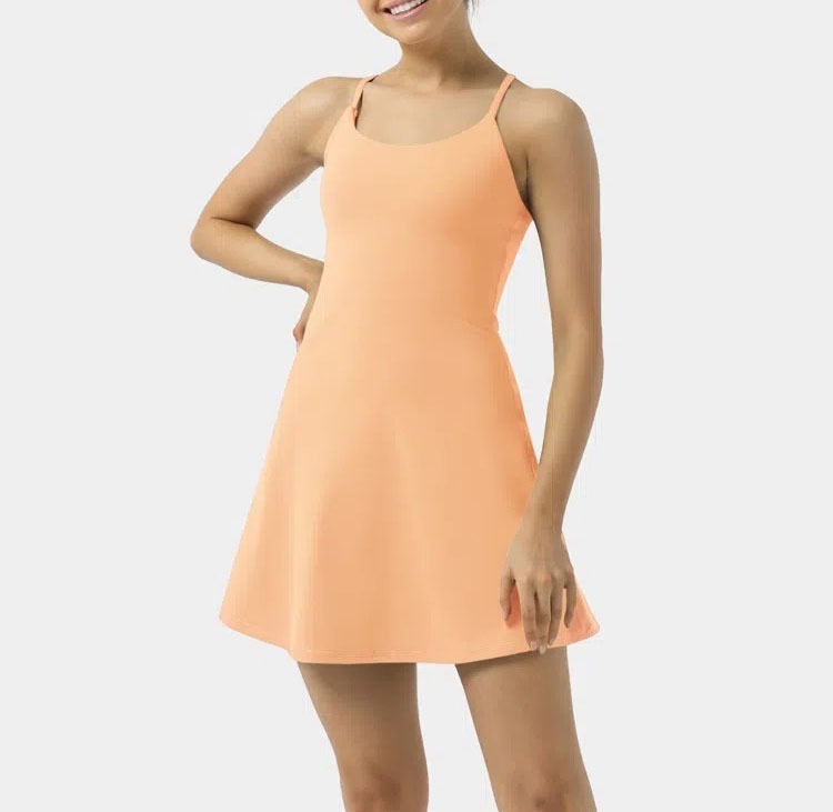 2026 🔥Flash Sale⚡ Softlyzero Plush Backless Active Dress-Easy Peezy