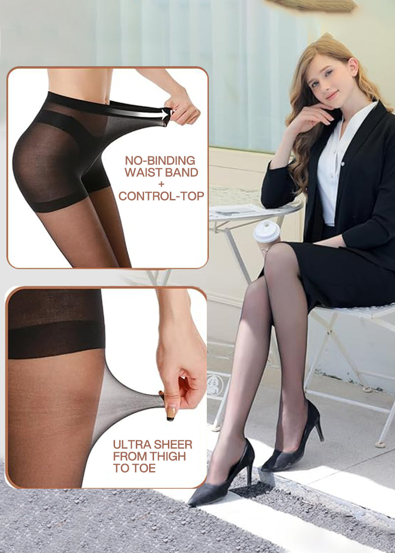 40D Run-Resistant Sheer Tights