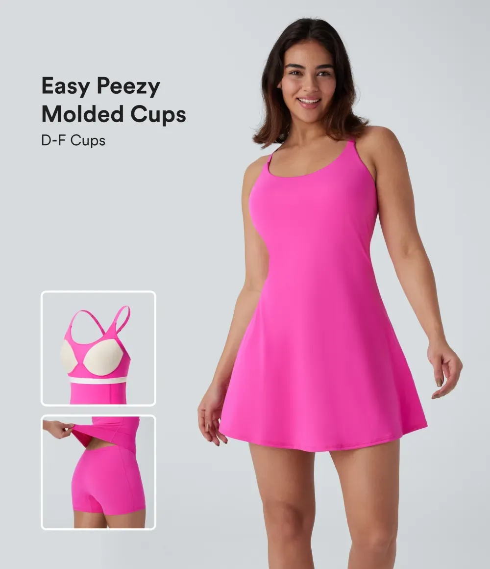 2026 🔥Flash Sale⚡ Softlyzero Plush Backless Active Dress-Easy Peezy