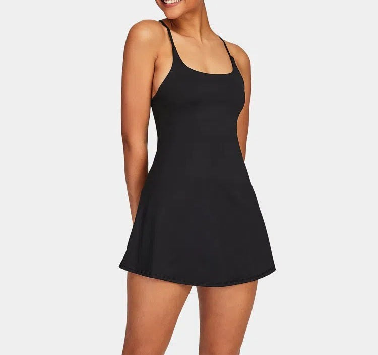 2026 🔥Flash Sale⚡ Softlyzero Plush Backless Active Dress-Easy Peezy