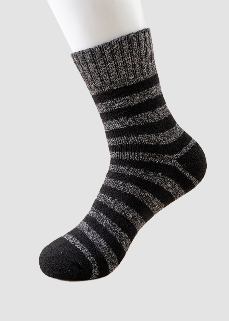 Men's Thermal Terry Loop Socks - 5 Pairs