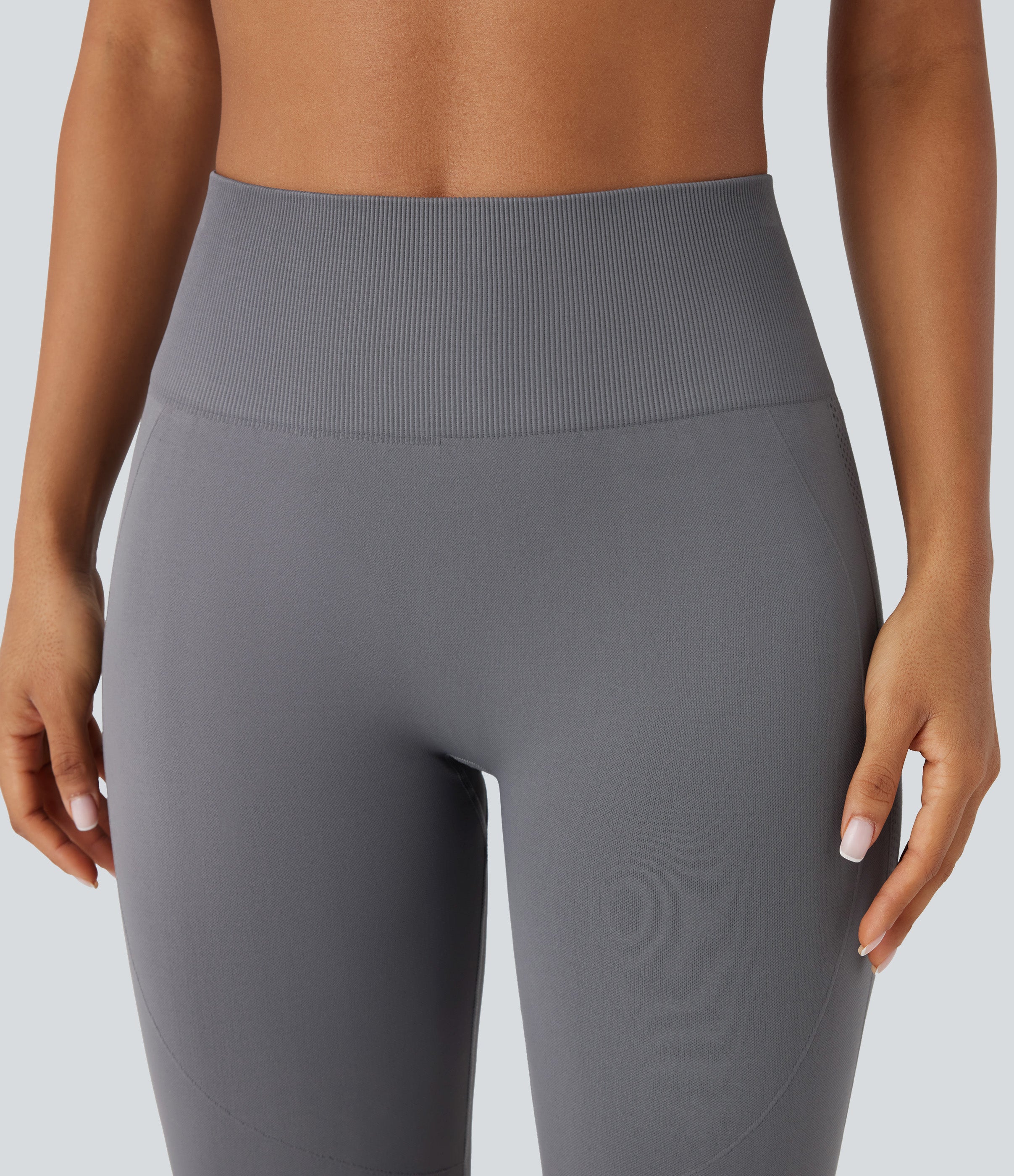 Seamless Flow High Waisted Tummy Control Butt Lifting Flare Yoga Leggings