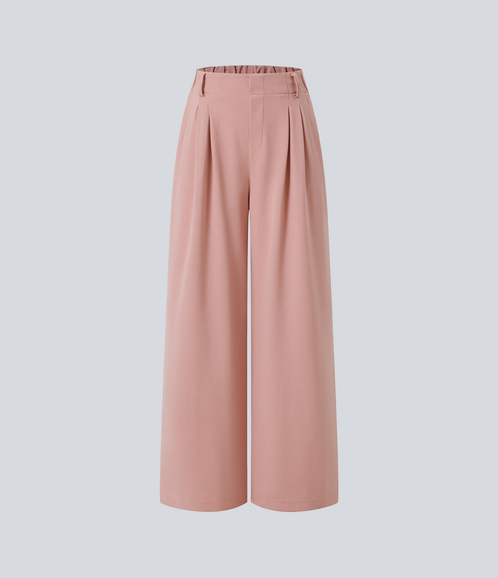 2026🔥 FlexTM High Waisted Pocket Straight Leg Work Pants