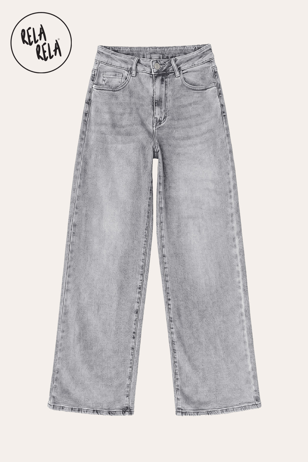 Stretchy Diamante Back Pocket Ripped Jeans in Grey