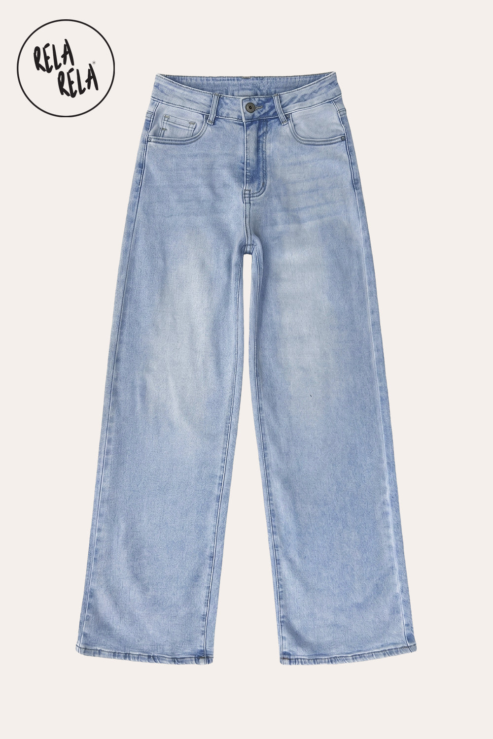 Stretchy Diamante Back Pocket Ripped Jeans in Light Blue