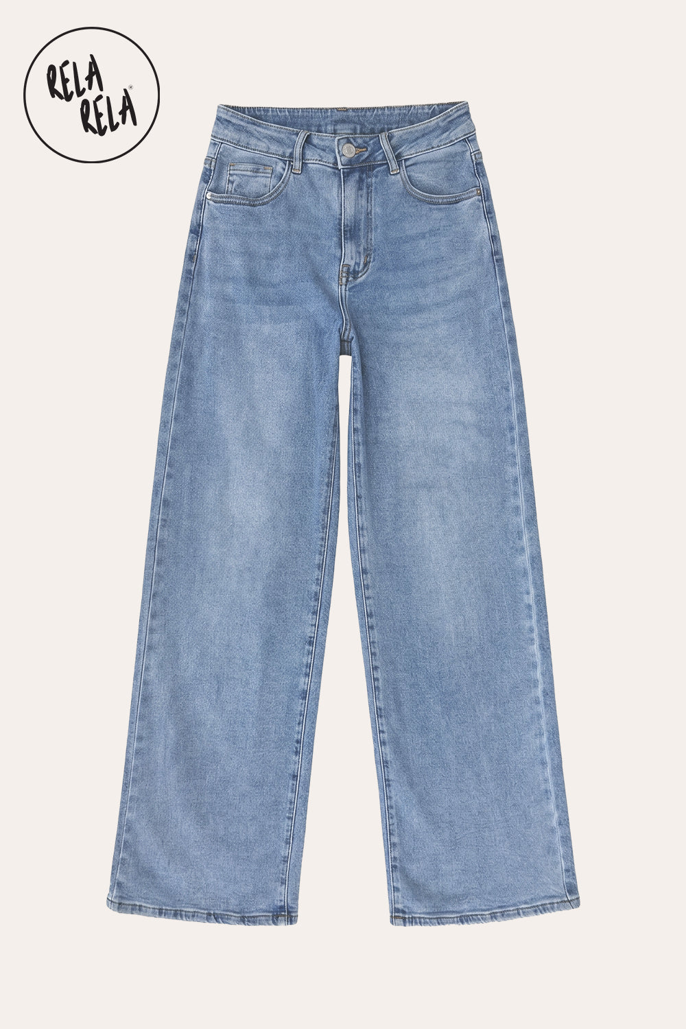 Stretchy Diamante Back Pocket Ripped Jeans in Blue
