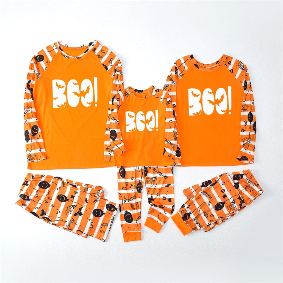 Glow In Dark Halloween Pajamas For Family
