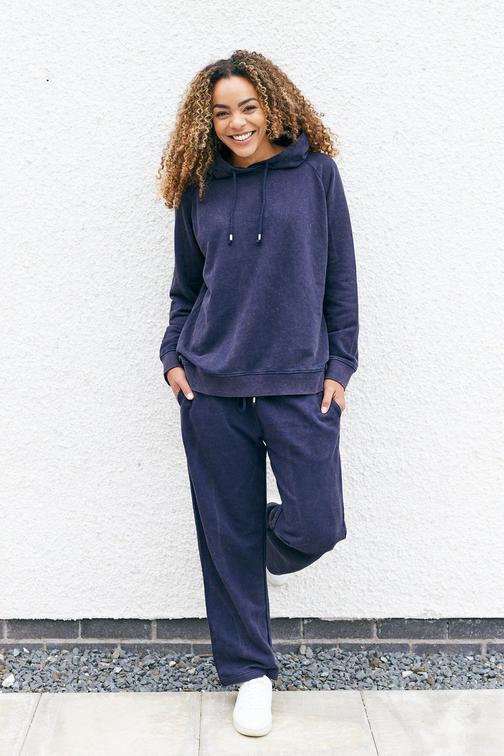 Willow - Hoodie - Blue Stonewash
