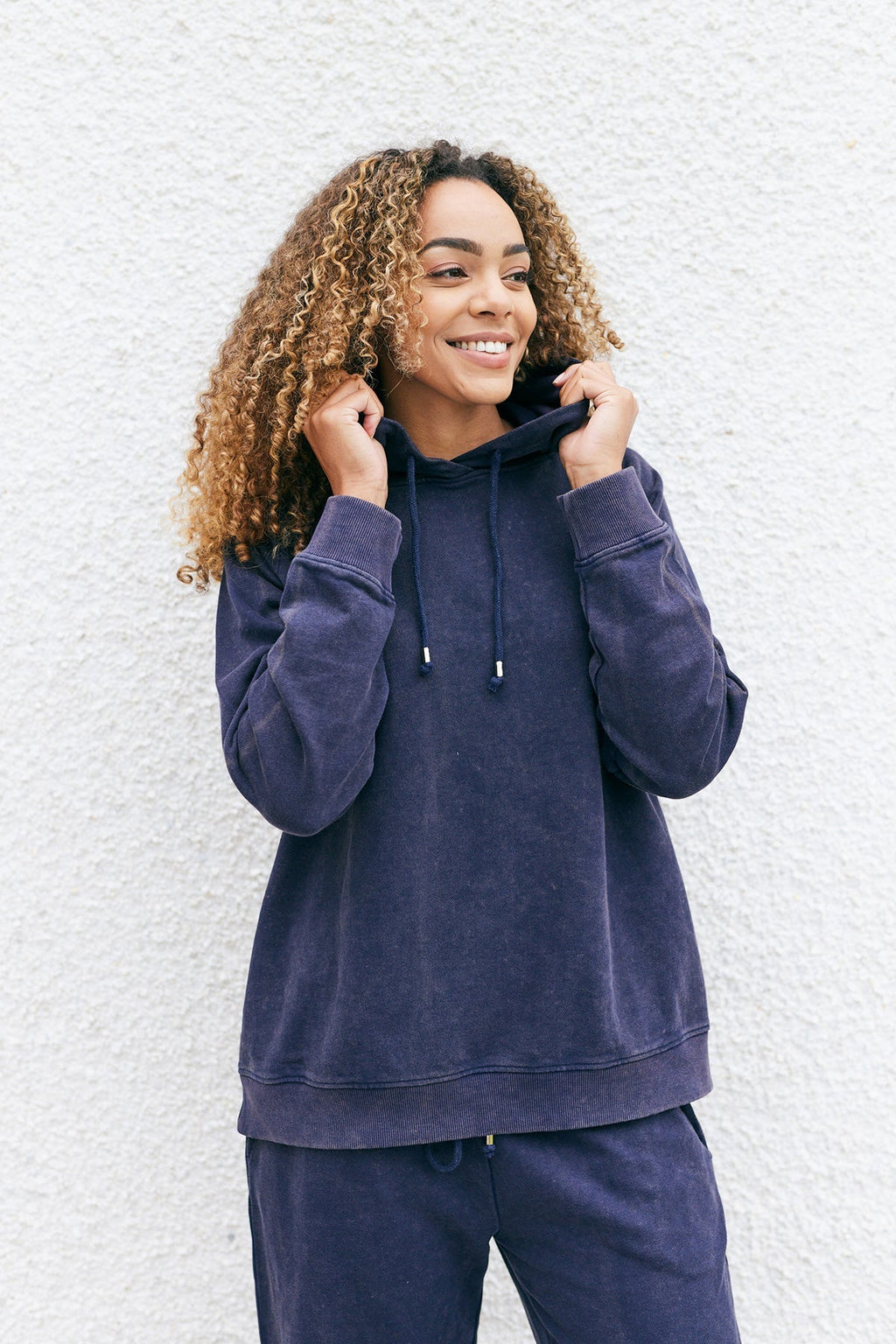 Willow - Hoodie - Blue Stonewash