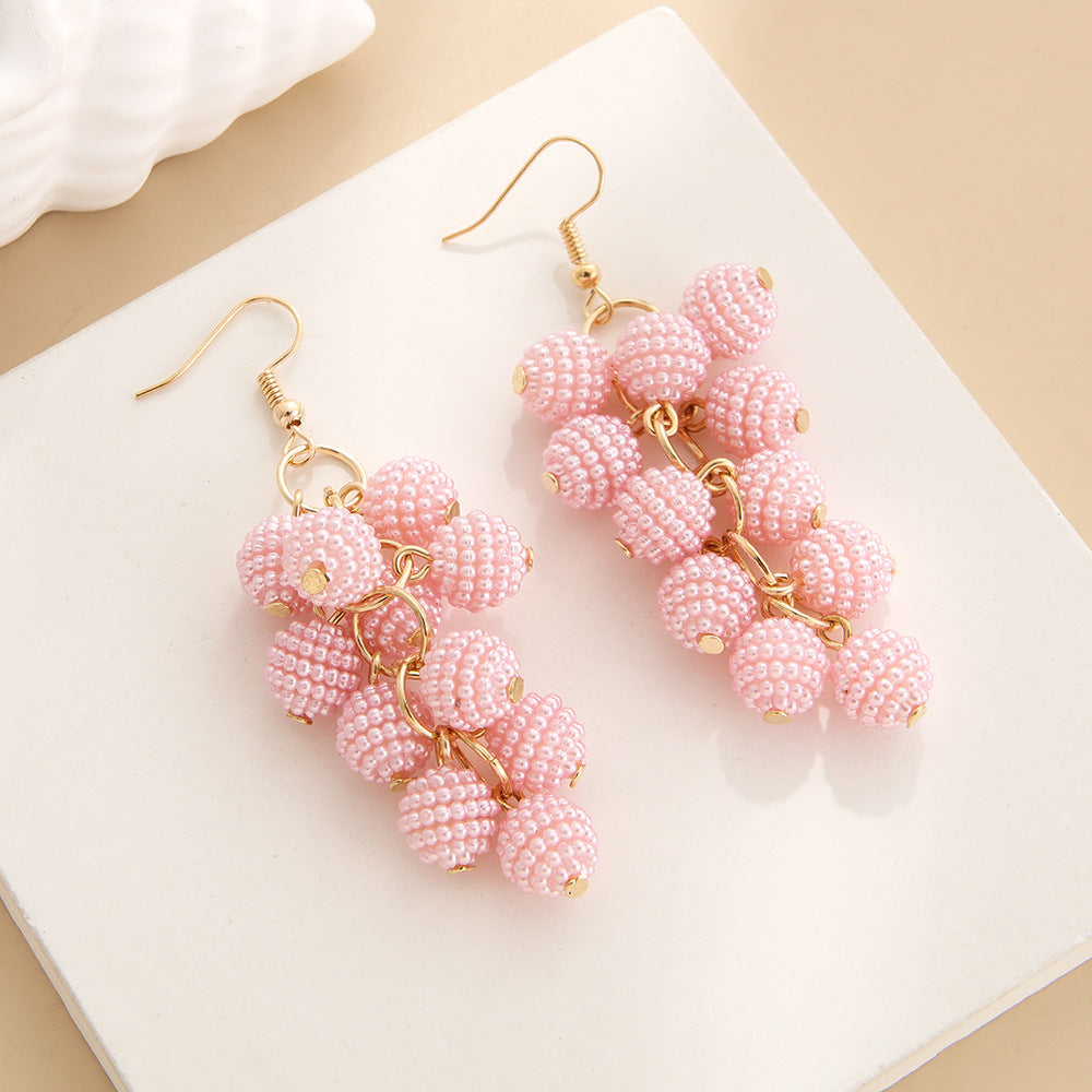 Bohemian Vintage Grape Earrings