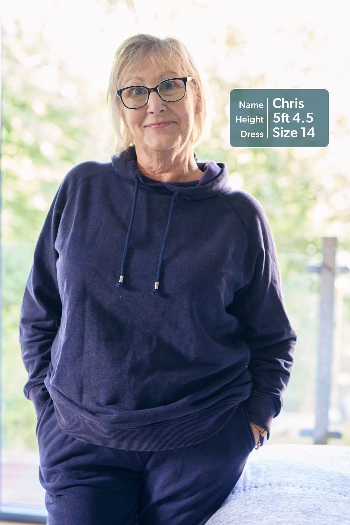 Willow - Hoodie - Blue Stonewash