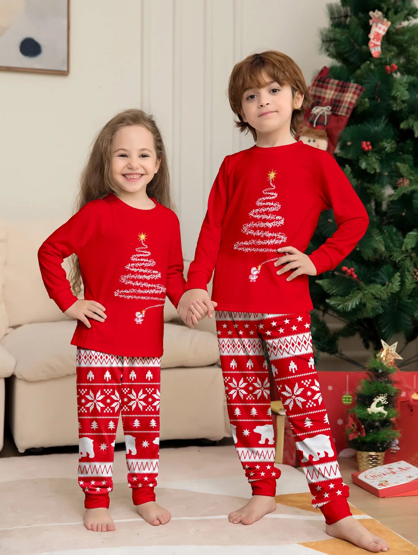Christmas Vibes Family Pajamas & Outfits