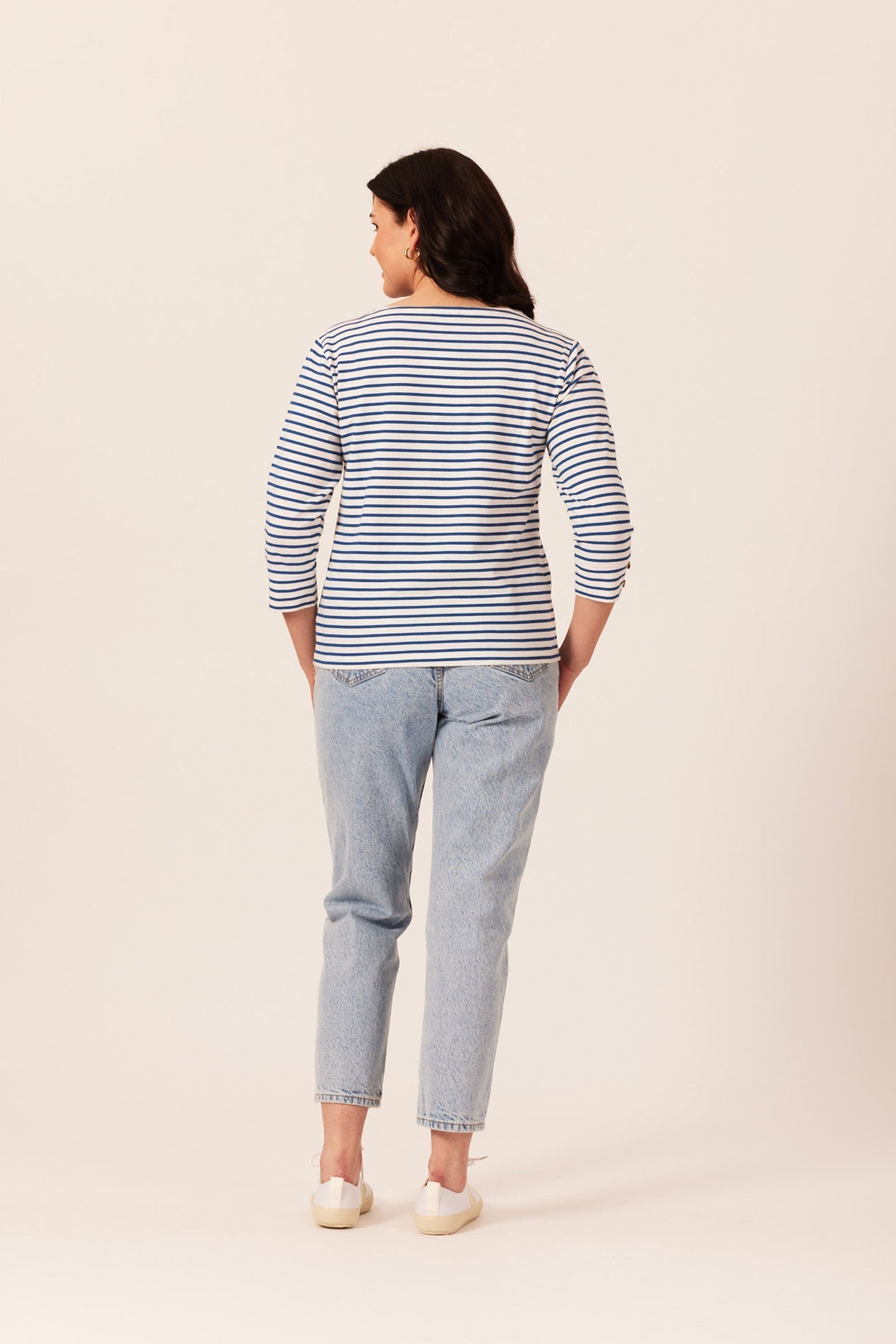 Sarah - Slub Top - Stripe