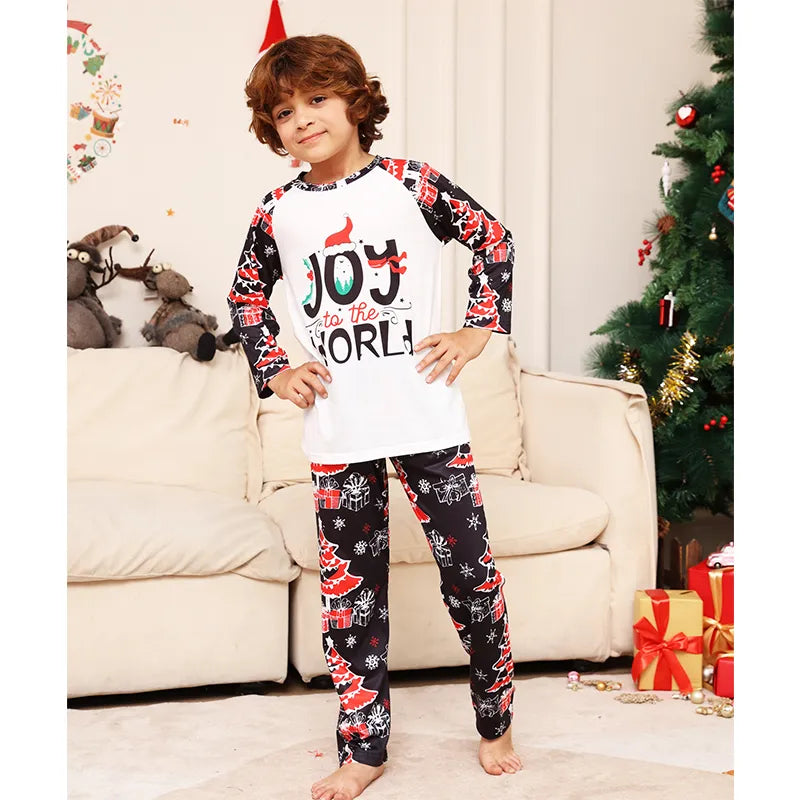 Joy To The World Matching Christmas Pajamas