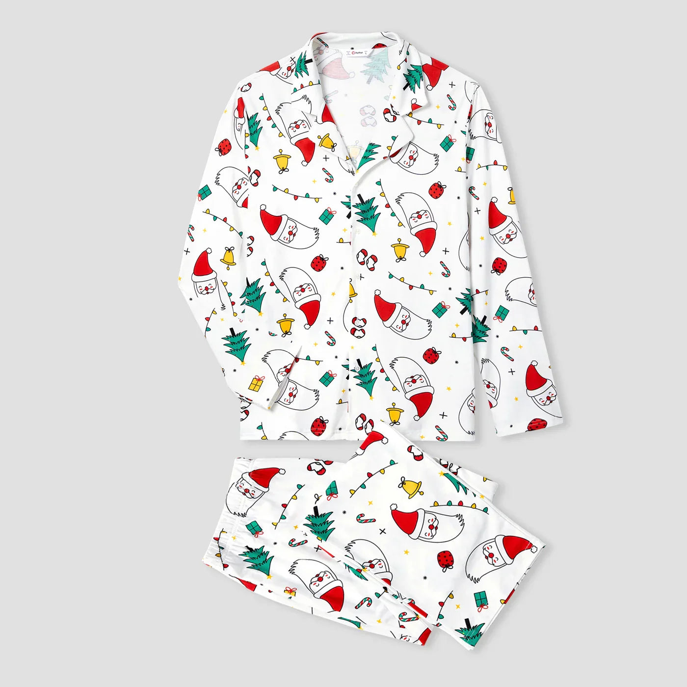 Christmas Theme Print Family Matching PJs