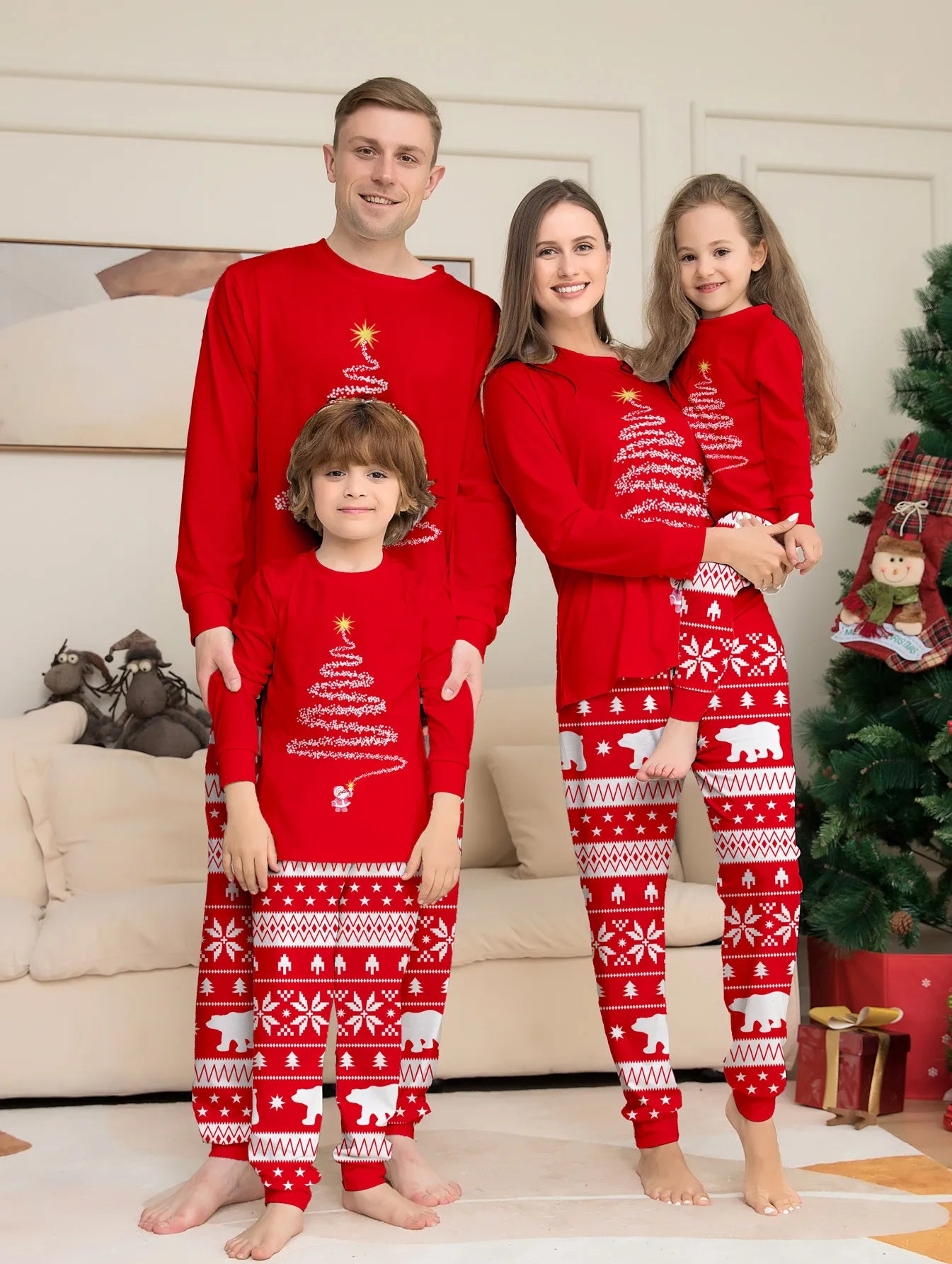 Christmas Vibes Family Pajamas & Outfits