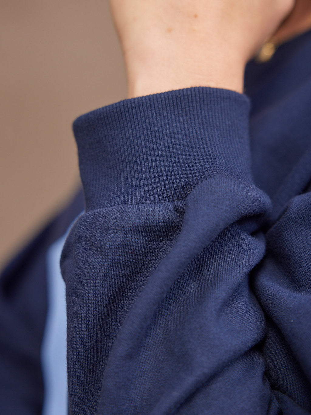 Shona Sweatshirt - Navy Statement Star Print