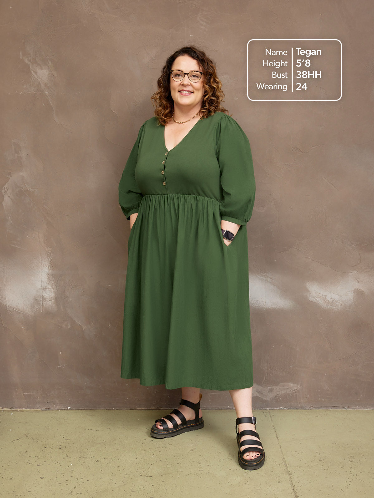 Tegan Jersey Woven Mix Dress