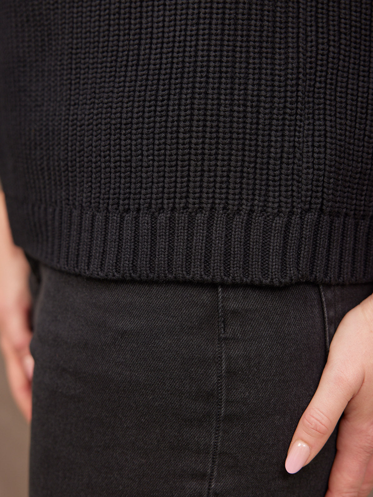 Zoey Tank Knit - Black