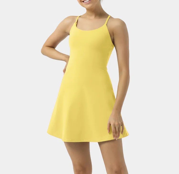 2026 🔥Flash Sale⚡ Softlyzero Plush Backless Active Dress-Easy Peezy