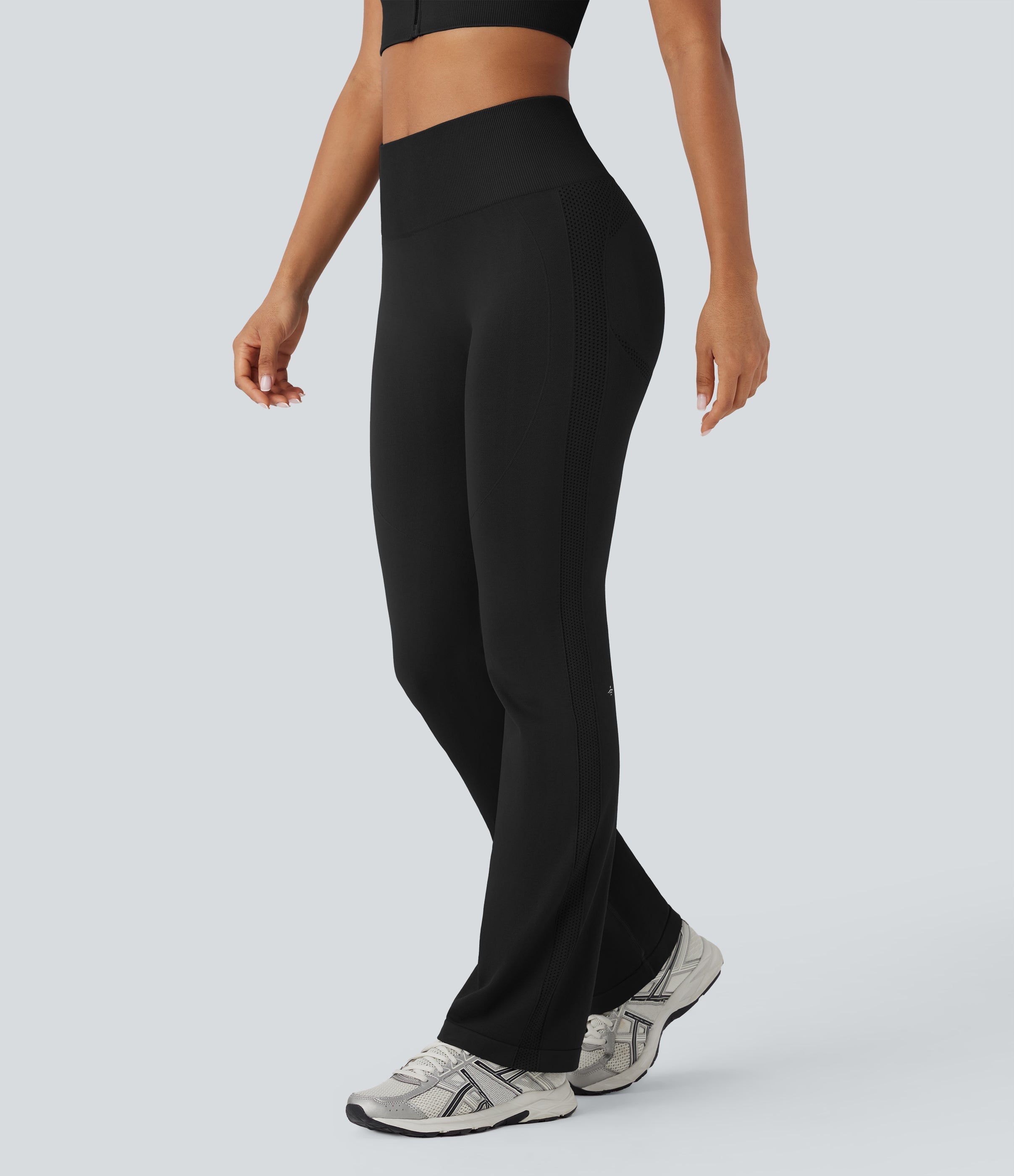 Seamless Flow High Waisted Tummy Control Butt Lifting Flare Yoga Leggings