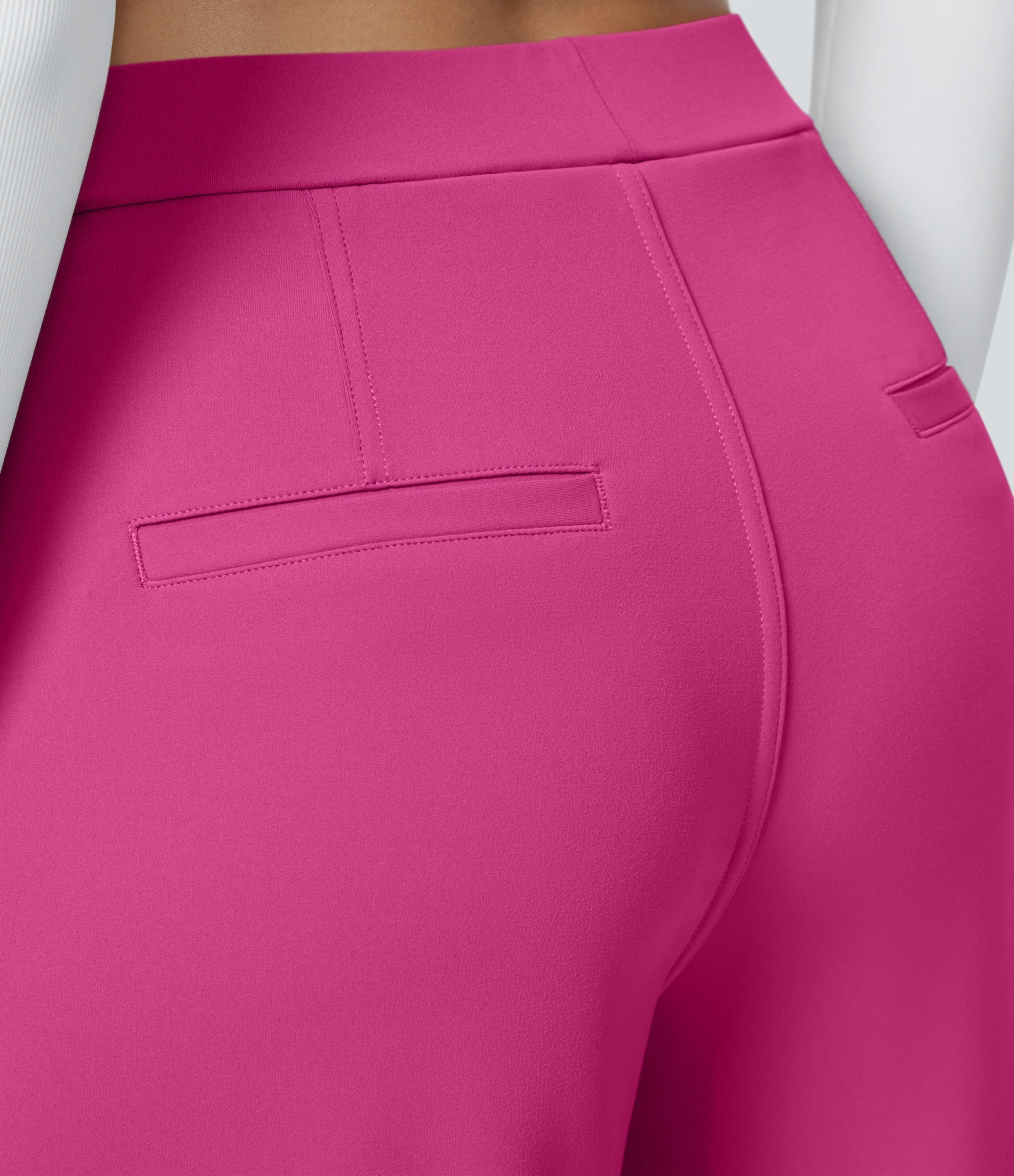 2026🔥 FlexTM High Waisted Pocket Straight Leg Work Pants
