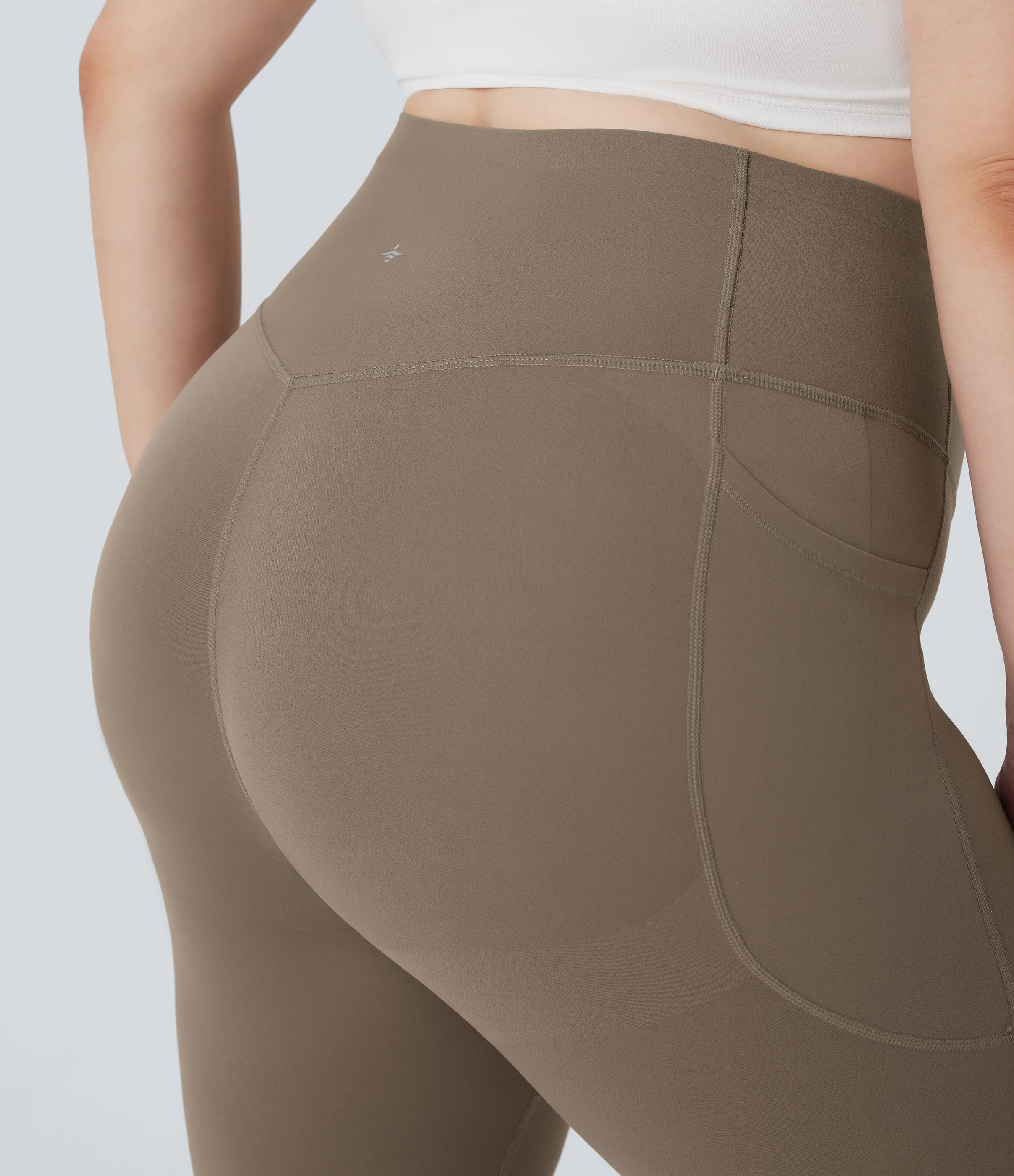 Plus Size UltraSculptTM SoCinched High Waisted Butt Lifting Tummy Control Shaping Training Leggings with Pockets