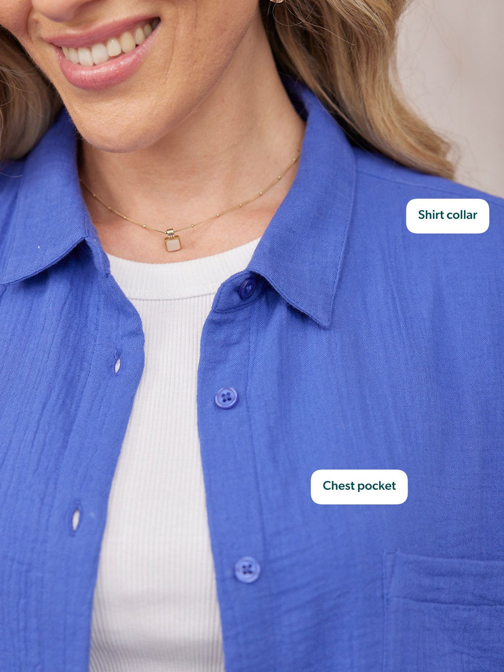 Shirt & Trouser Bundle - Deborah & Joy - Cobalt Blue