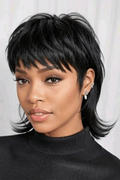Short Straight Hair Mullet Haircuts Wigs