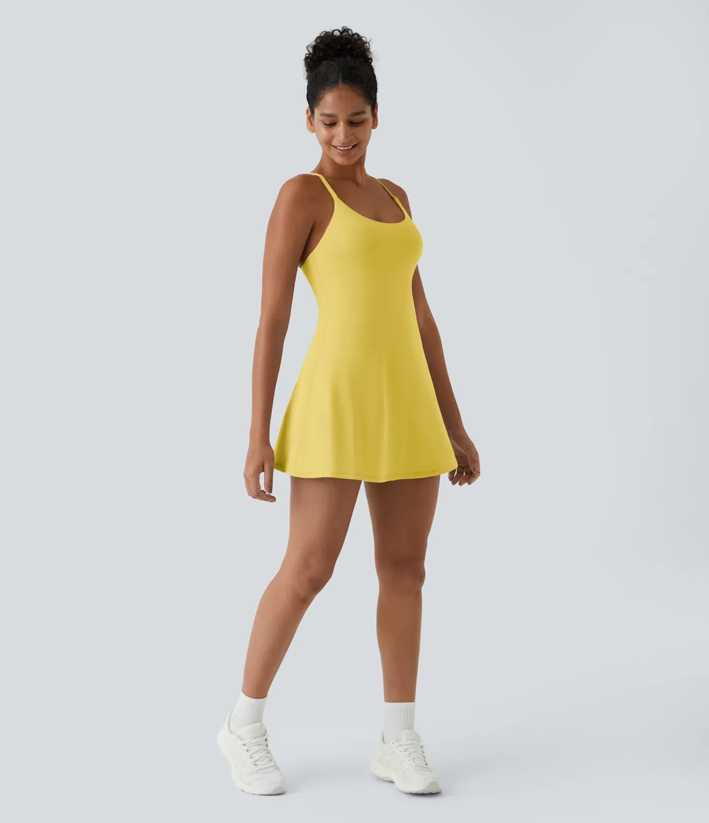 2026 🔥Flash Sale⚡ Softlyzero Plush Backless Active Dress-Easy Peezy