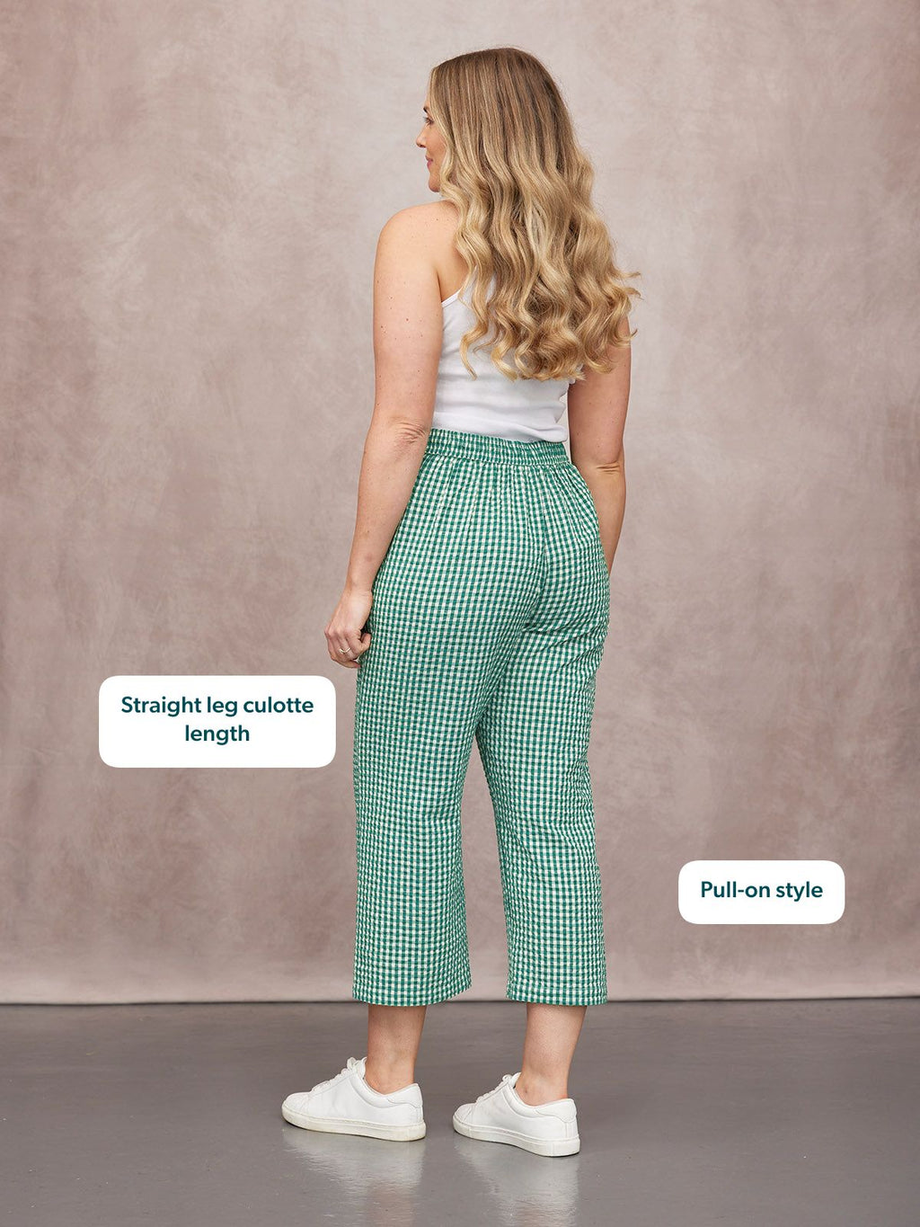 Tank Top & Trouser Bundle - Ruby & Rhianna - Green Gingham